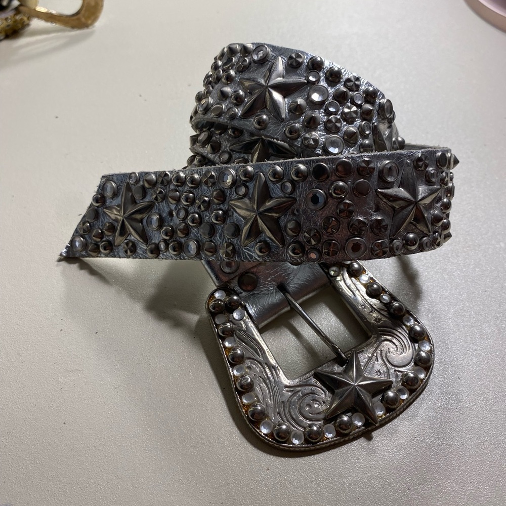 Vintage Michael Morrison Crystal Belt